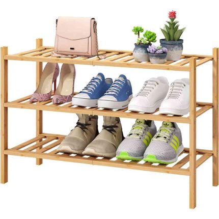 3-Tier Bamboo Shoe Rack