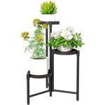 3-Tier Folding Metal Plant Stand