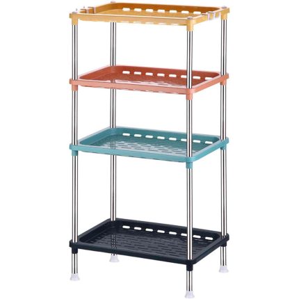 4-Tier Multicolor Storage Rack