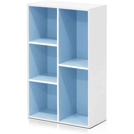 5 Cube Blue Bookshelf