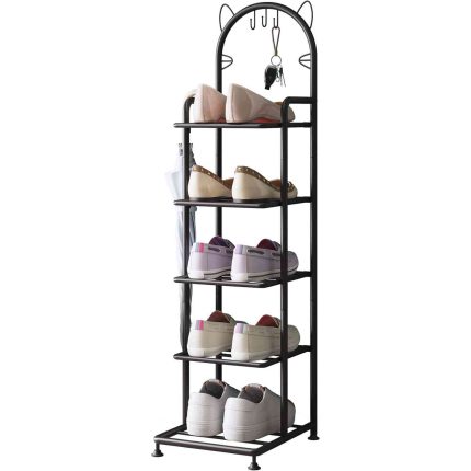 5-Tier Metal Shoe Rack Organizer