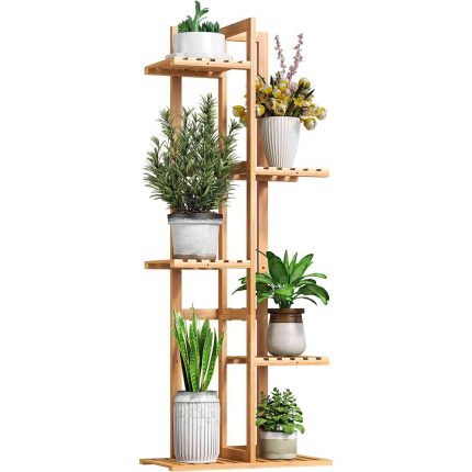 Bamboo Plant Stand with 6 Shelves