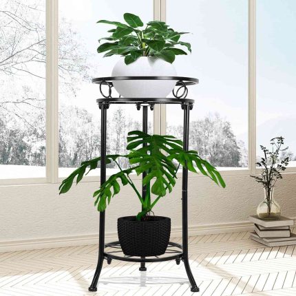 Tall Metal Plant Stand Flower Pot Holder