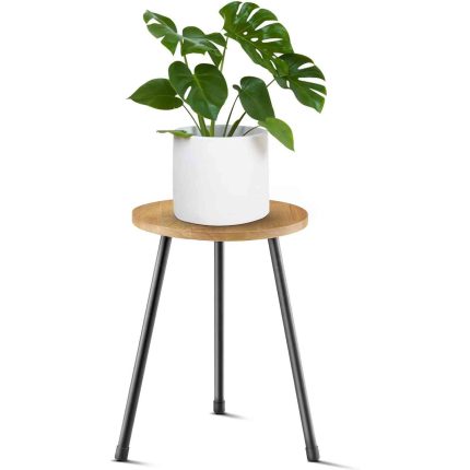 Mid Century Wood Plant Stand